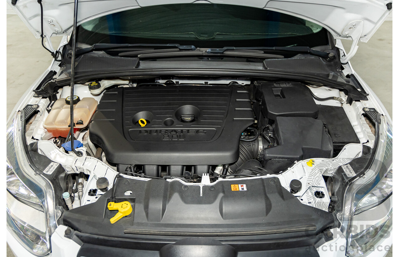 8/2014 Ford Focus Trend LW MK2 Upgrade 5d Hatchback Frozen White 2.0L