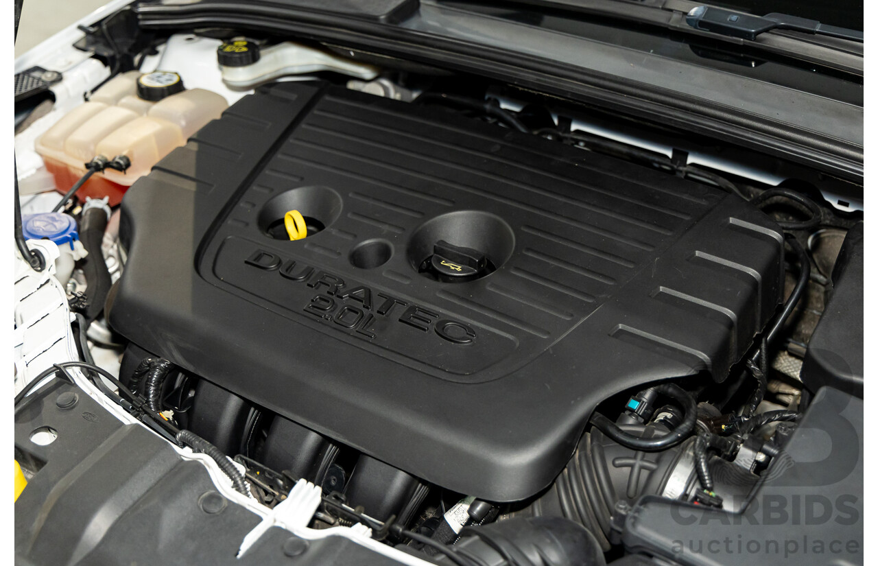 8/2014 Ford Focus Trend LW MK2 Upgrade 5d Hatchback Frozen White 2.0L