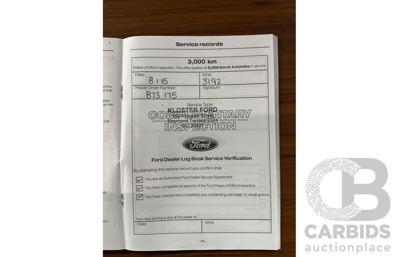 8/2014 Ford Focus Trend LW MK2 Upgrade 5d Hatchback Frozen White 2.0L