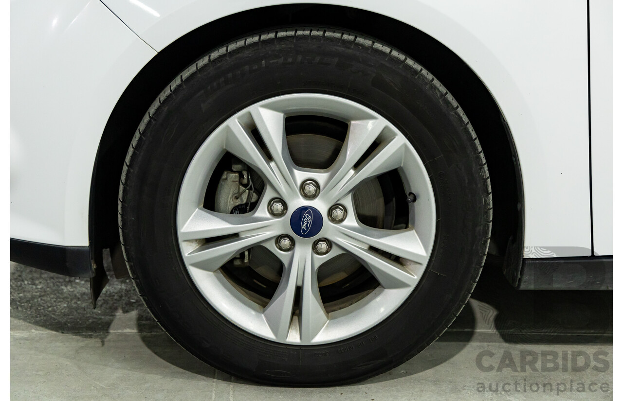 8/2014 Ford Focus Trend LW MK2 Upgrade 5d Hatchback Frozen White 2.0L