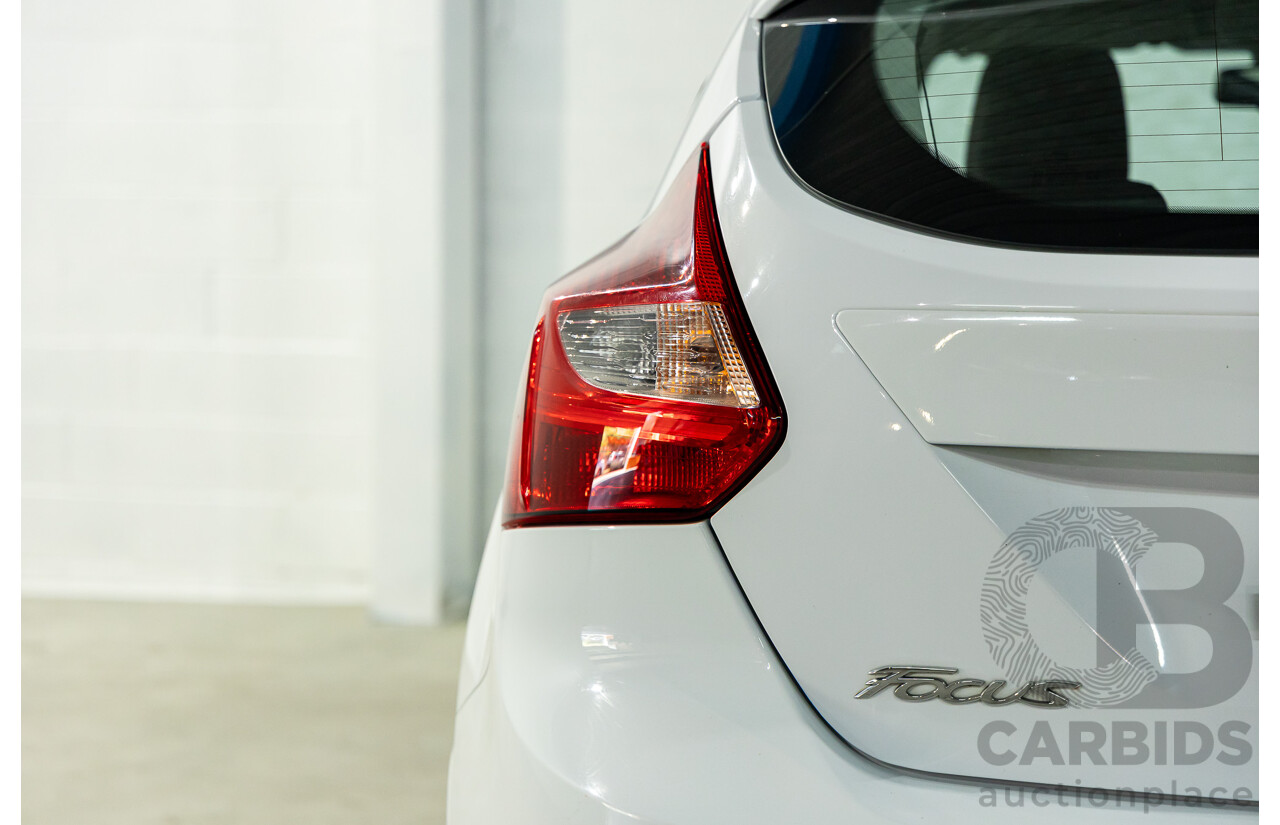 8/2014 Ford Focus Trend LW MK2 Upgrade 5d Hatchback Frozen White 2.0L