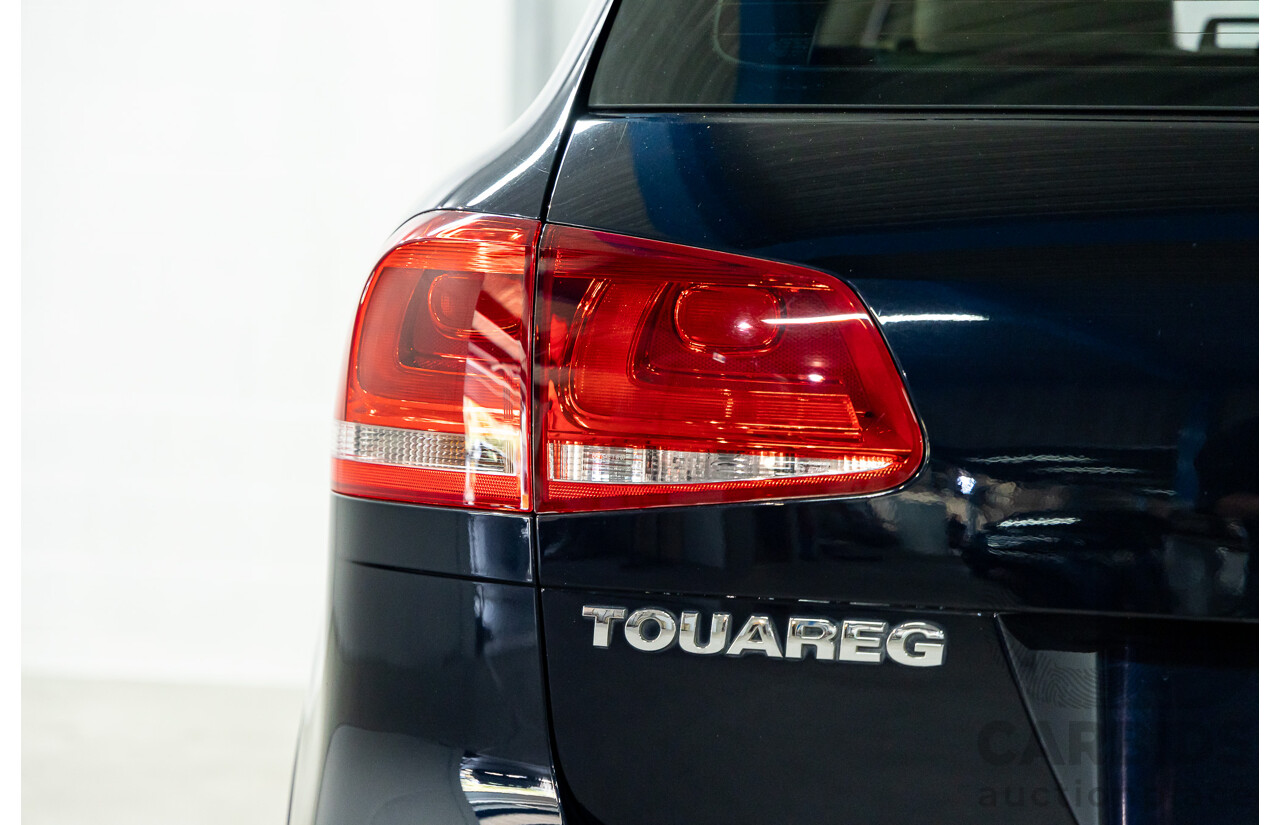 5/2015 Volkswagen Touareg V6 TDI 7P MY15 4d Wagon Moonlight Blue Pearl Turbo Diesel V6 3.0L