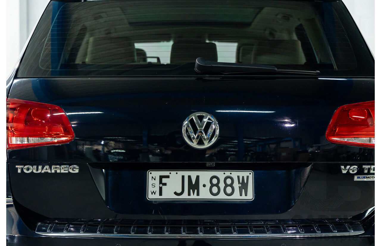 5/2015 Volkswagen Touareg V6 TDI 7P MY15 4d Wagon Moonlight Blue Pearl Turbo Diesel V6 3.0L