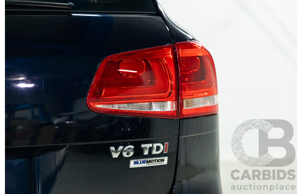 5/2015 Volkswagen Touareg V6 TDI 7P MY15 4d Wagon Moonlight Blue Pearl Turbo Diesel V6 3.0L