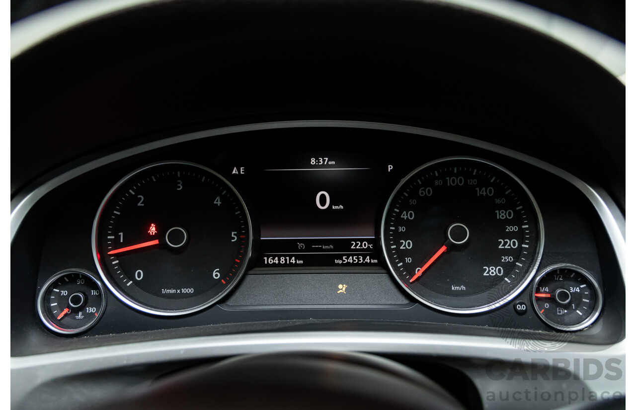 5/2015 Volkswagen Touareg V6 TDI 7P MY15 4d Wagon Moonlight Blue Pearl Turbo Diesel V6 3.0L