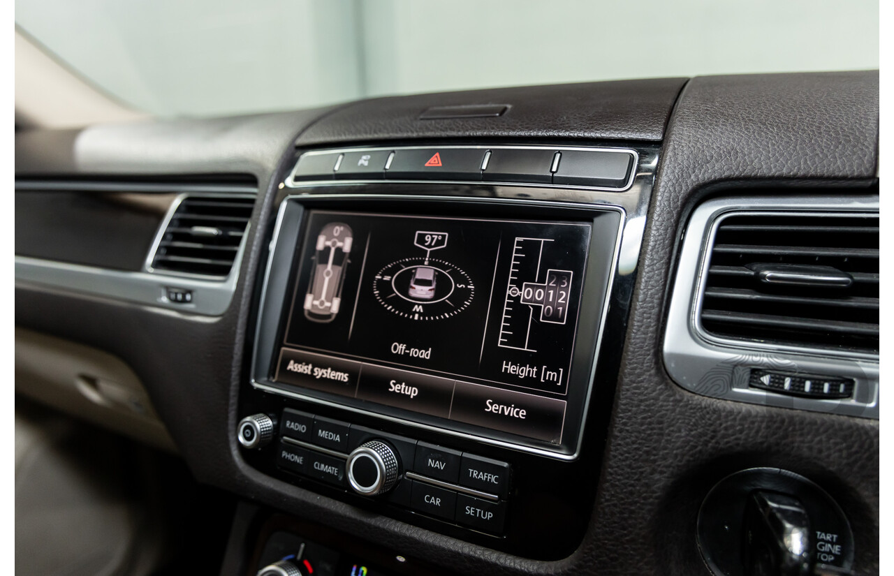 5/2015 Volkswagen Touareg V6 TDI 7P MY15 4d Wagon Moonlight Blue Pearl Turbo Diesel V6 3.0L