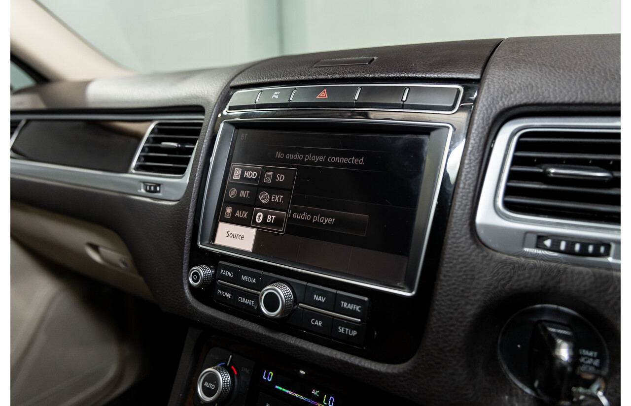 5/2015 Volkswagen Touareg V6 TDI 7P MY15 4d Wagon Moonlight Blue Pearl Turbo Diesel V6 3.0L