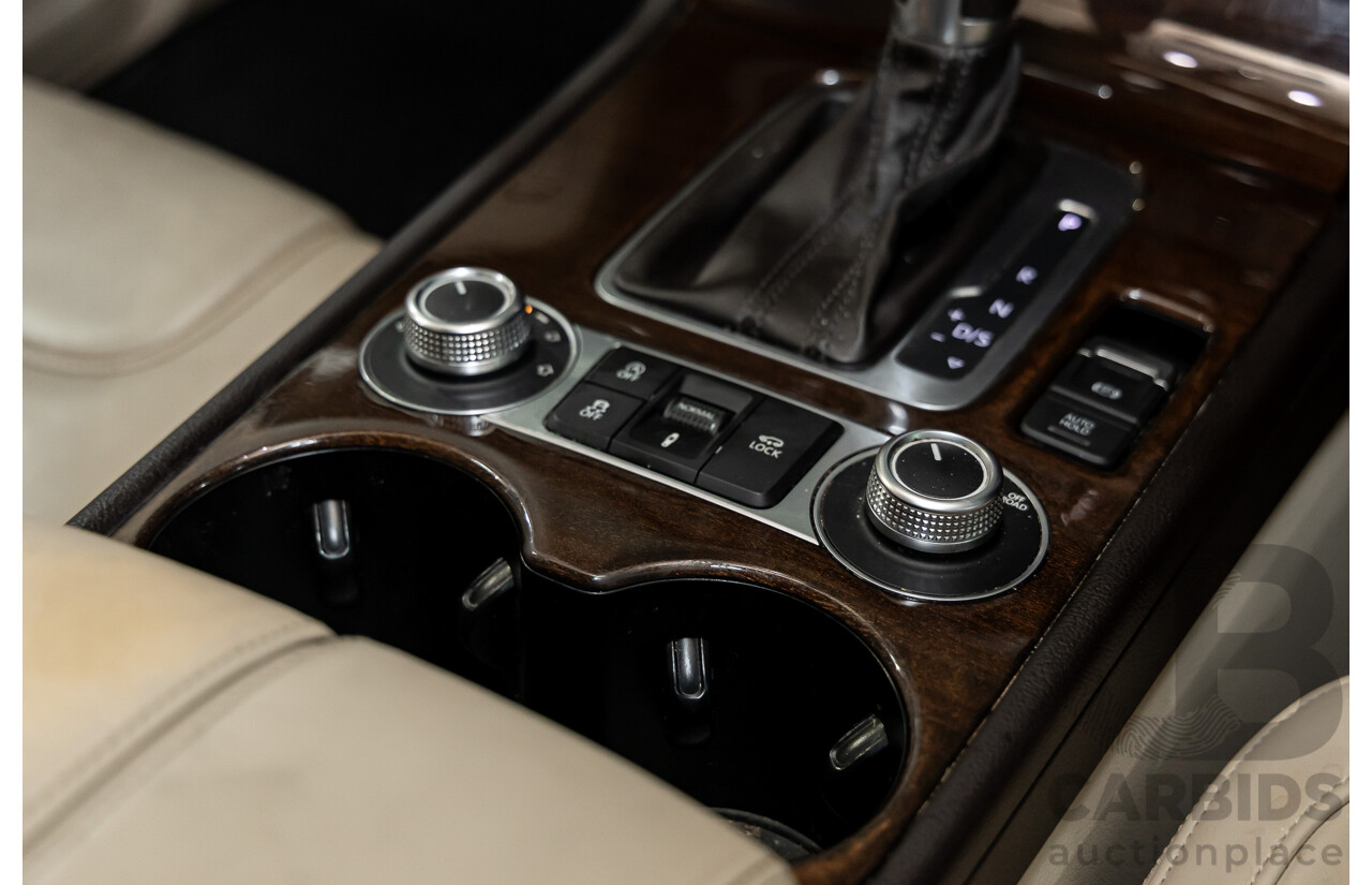 5/2015 Volkswagen Touareg V6 TDI 7P MY15 4d Wagon Moonlight Blue Pearl Turbo Diesel V6 3.0L