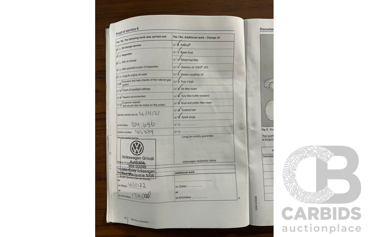 5/2015 Volkswagen Touareg V6 TDI 7P MY15 4d Wagon Moonlight Blue Pearl Turbo Diesel V6 3.0L