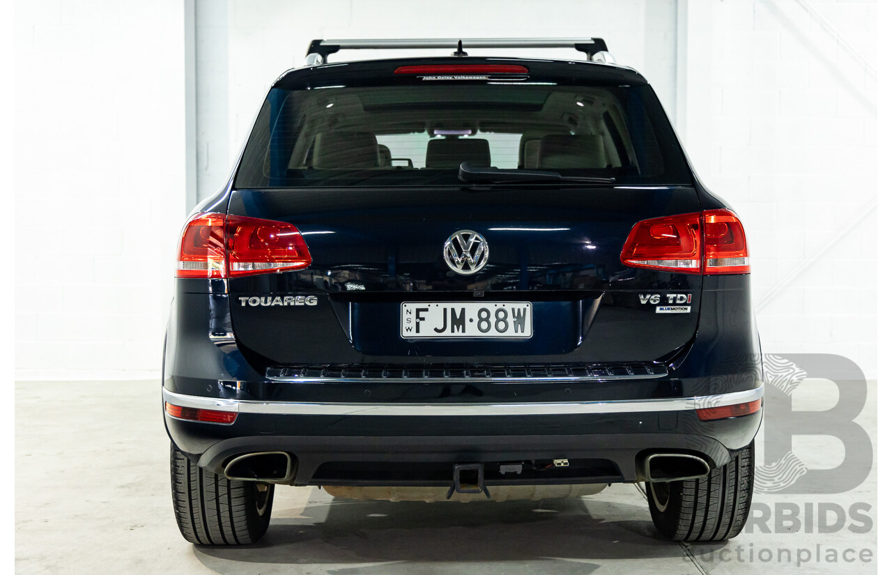 5/2015 Volkswagen Touareg V6 TDI 7P MY15 4d Wagon Moonlight Blue Pearl Turbo Diesel V6 3.0L