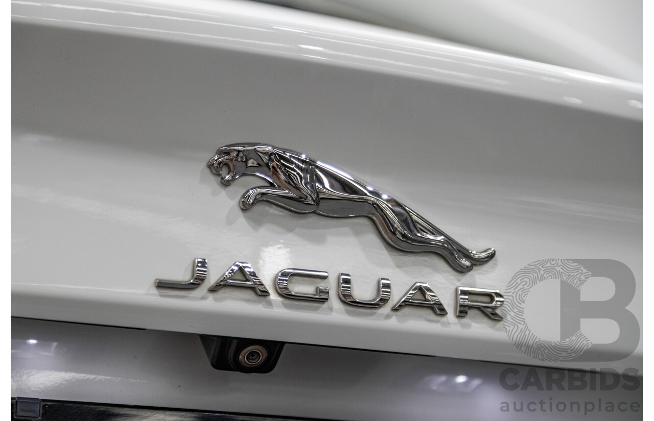 07/2019 Jaguar XE 20t Prestige (147kw) X760 MY19 4d Sedan Fuji White Turbo 2.0L