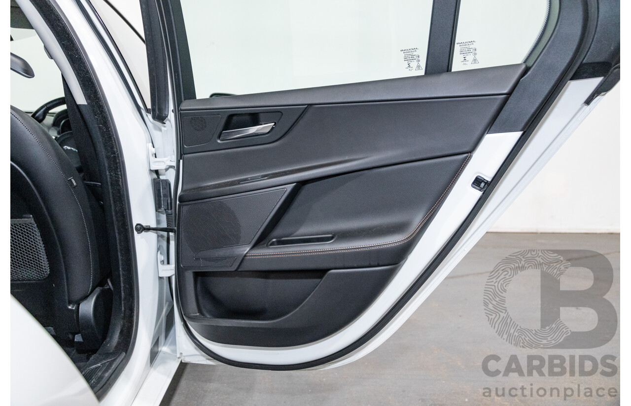 07/2019 Jaguar XE 20t Prestige (147kw) X760 MY19 4d Sedan Fuji White Turbo 2.0L