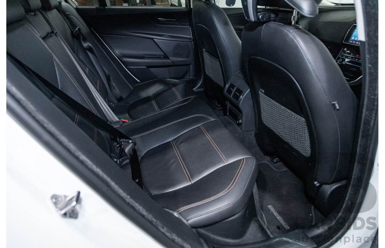 07/2019 Jaguar XE 20t Prestige (147kw) X760 MY19 4d Sedan Fuji White Turbo 2.0L