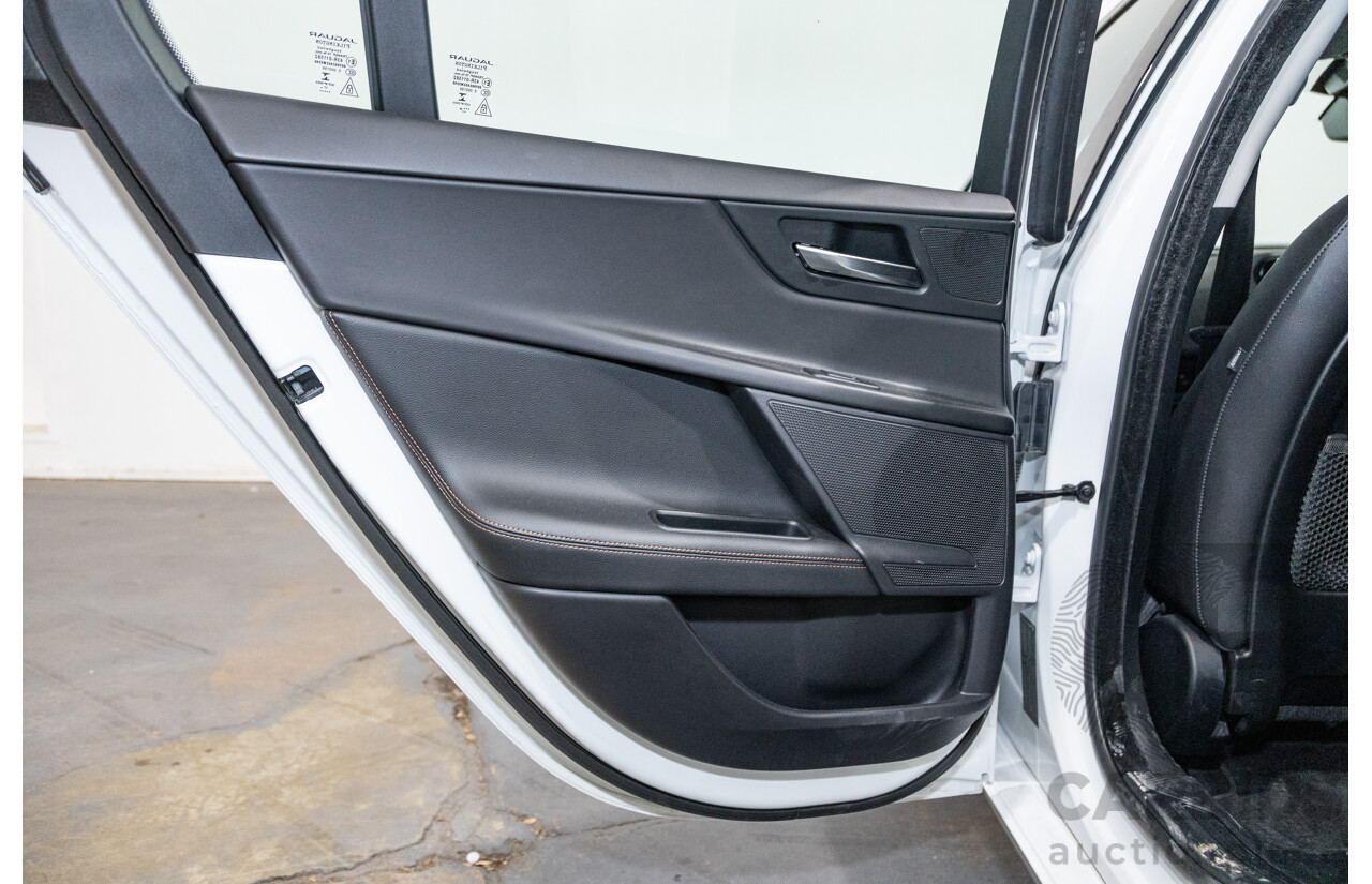 07/2019 Jaguar XE 20t Prestige (147kw) X760 MY19 4d Sedan Fuji White Turbo 2.0L