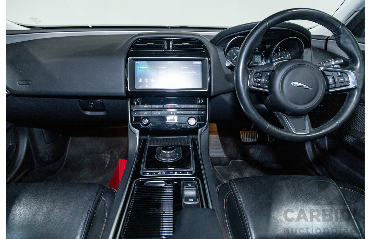 07/2019 Jaguar XE 20t Prestige (147kw) X760 MY19 4d Sedan Fuji White Turbo 2.0L