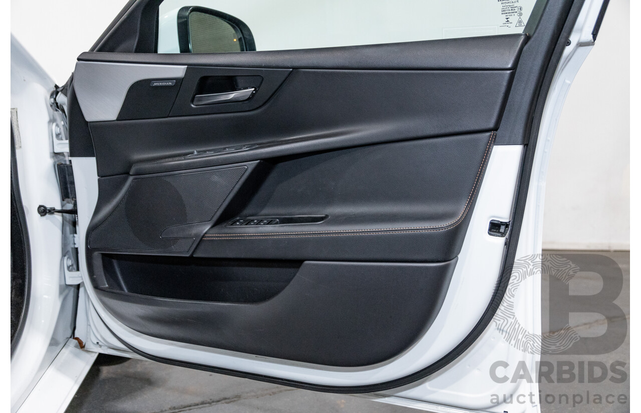 07/2019 Jaguar XE 20t Prestige (147kw) X760 MY19 4d Sedan Fuji White Turbo 2.0L