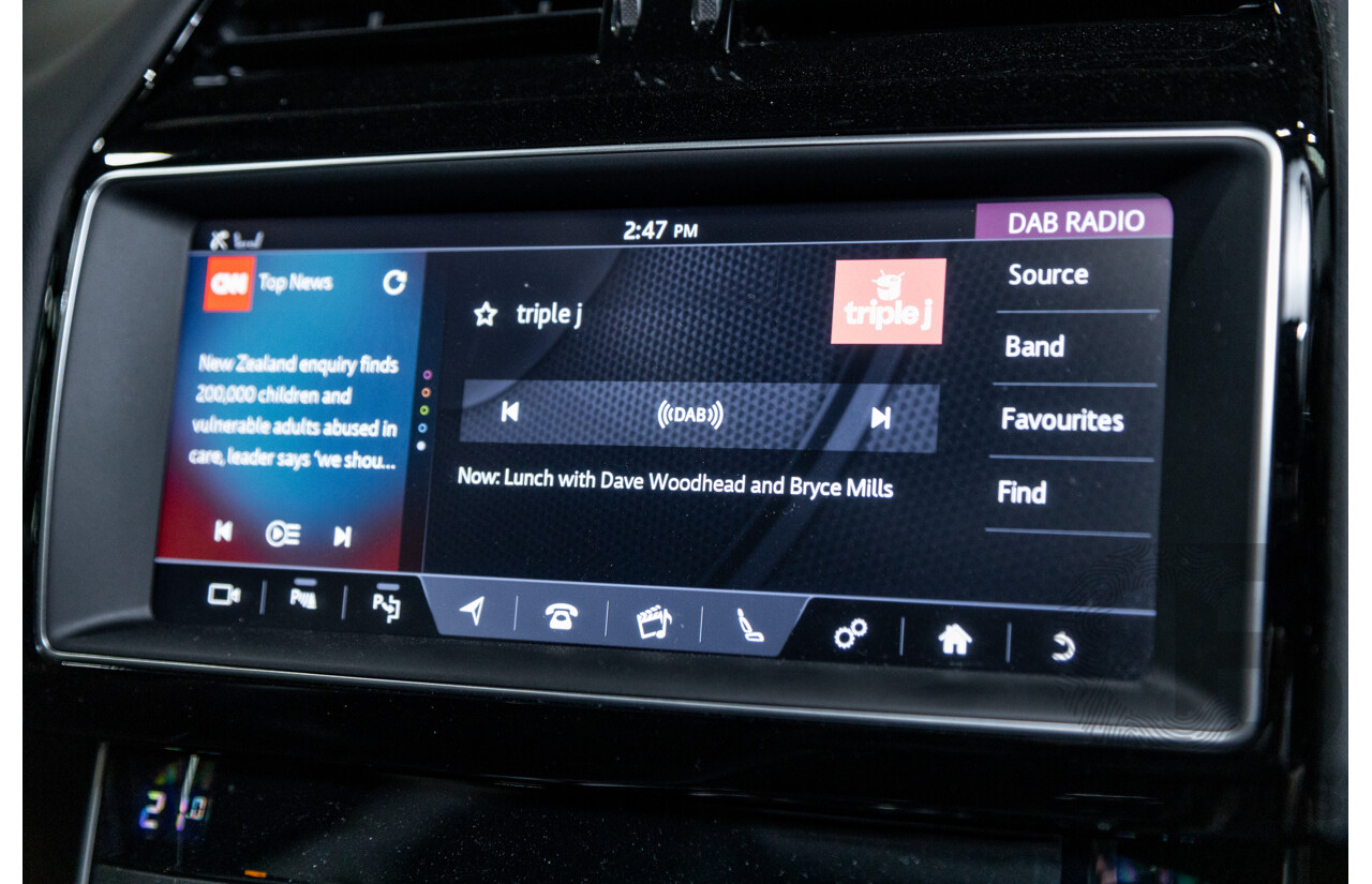 07/2019 Jaguar XE 20t Prestige (147kw) X760 MY19 4d Sedan Fuji White Turbo 2.0L