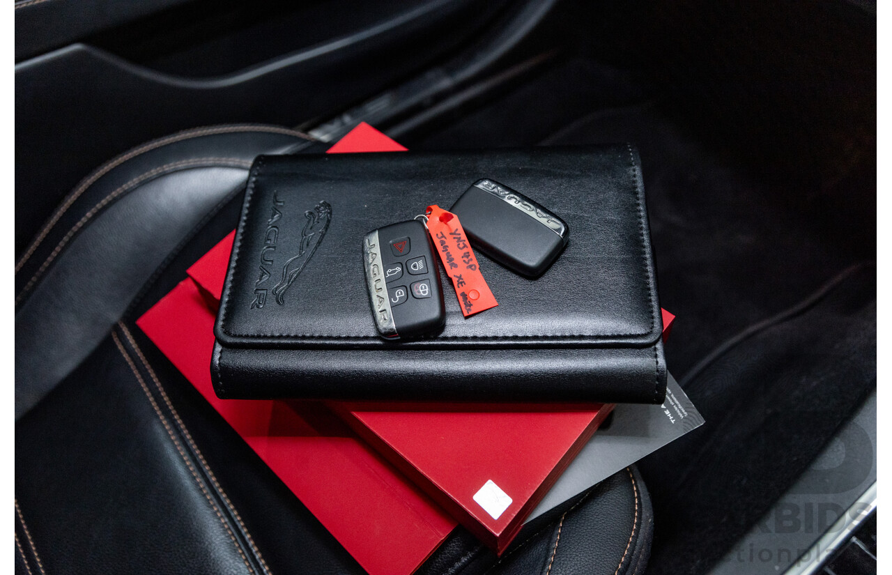 07/2019 Jaguar XE 20t Prestige (147kw) X760 MY19 4d Sedan Fuji White Turbo 2.0L