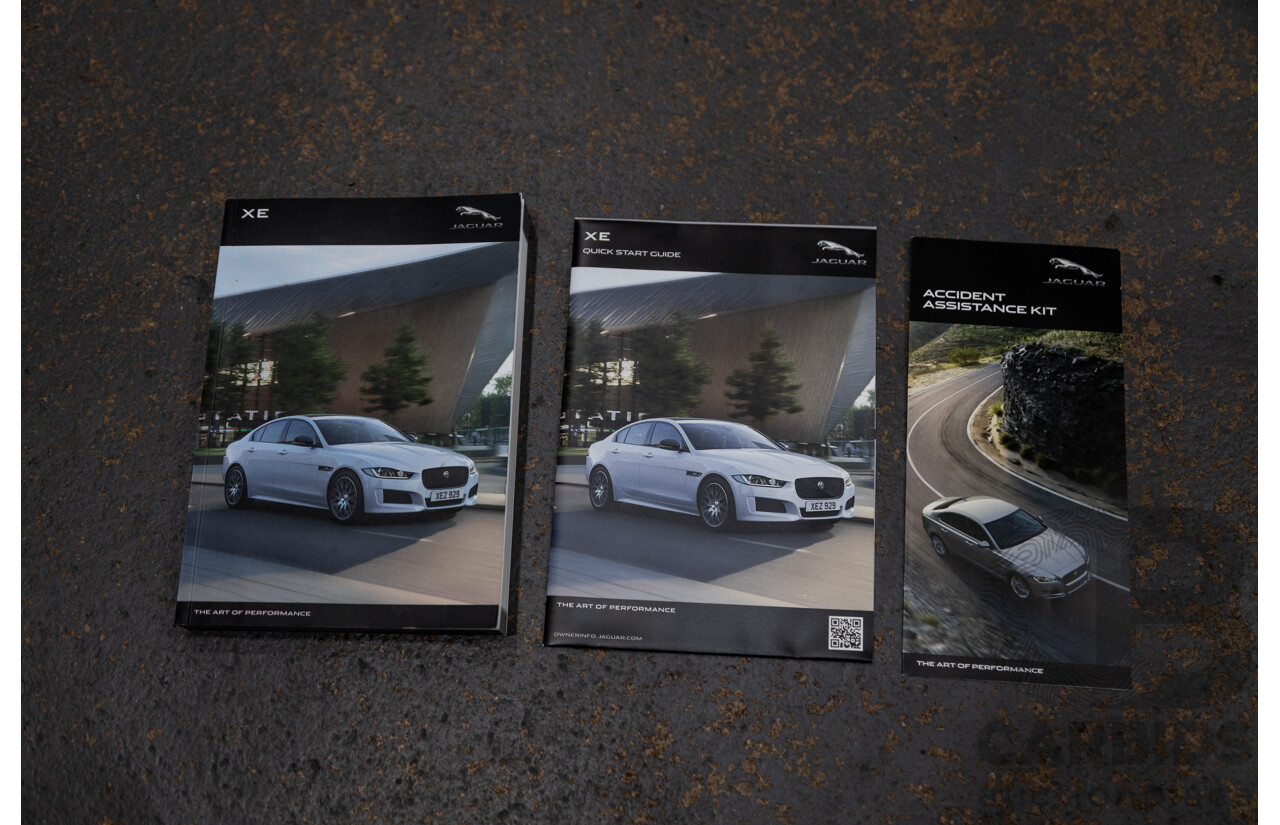 07/2019 Jaguar XE 20t Prestige (147kw) X760 MY19 4d Sedan Fuji White Turbo 2.0L