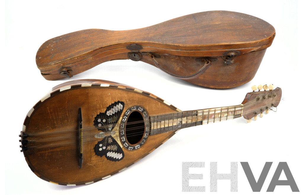 Antique Mandolin by G Puglisi Reale - Lot 1573991 | EHVA