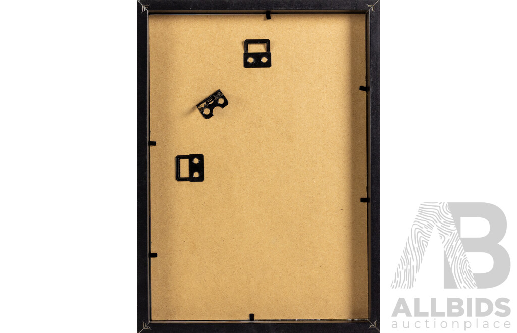 Pro Hart, (20th Century, Australian, 1928-2006), South Mine, Original Signed Pen Sketch, 32 x 23 cm (frame)