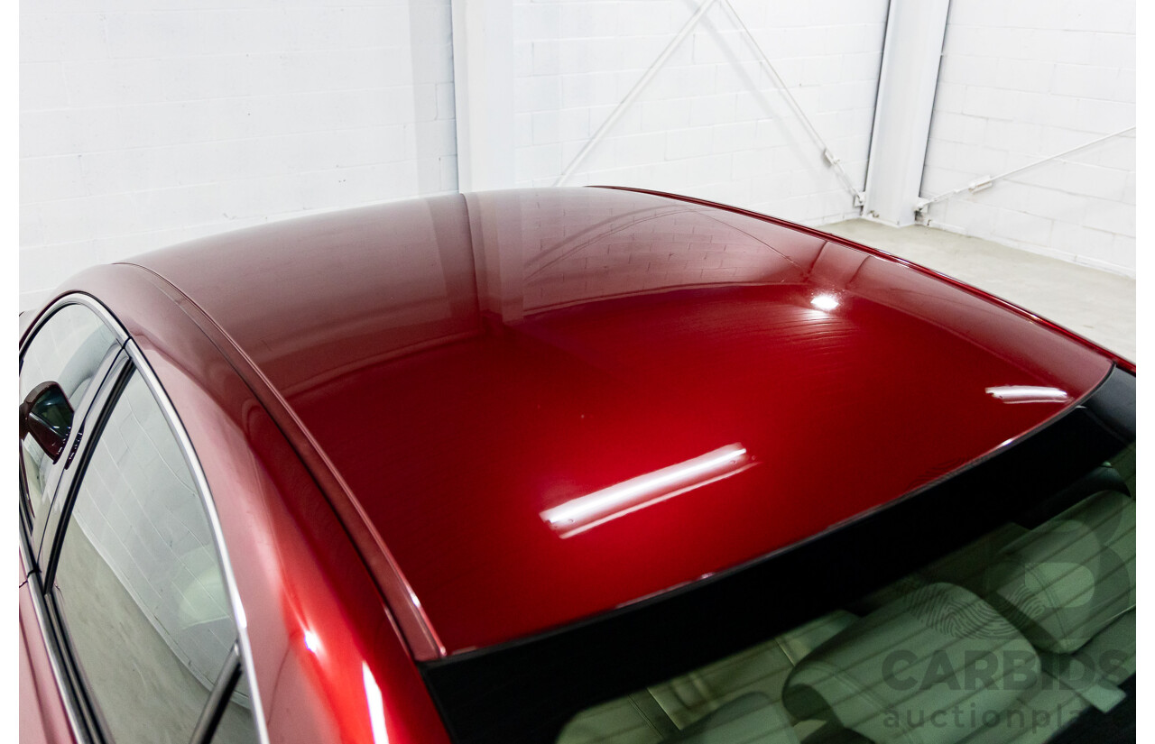 2/2011 Lexus IS350 Prestige GSE21R 4d Sedan Vermillion Red Metallic V6 3.5L