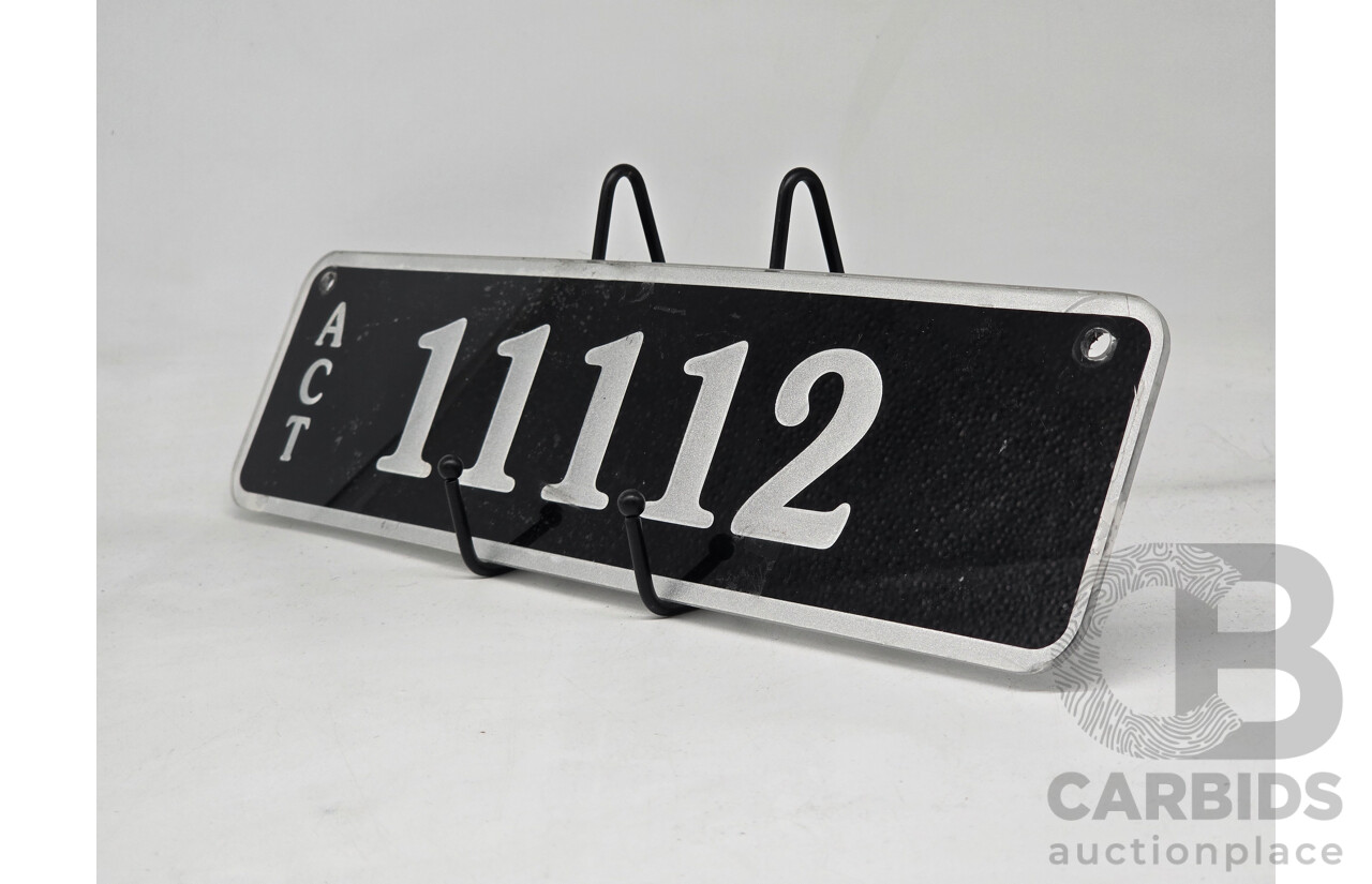 ACT 5-Digit Number Plate - 11112