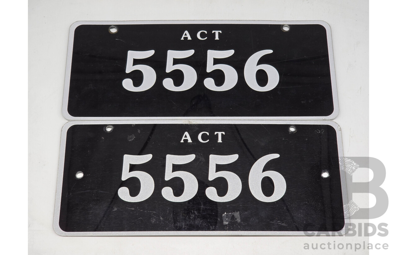 ACT 4-Digit Number Plate - 5556