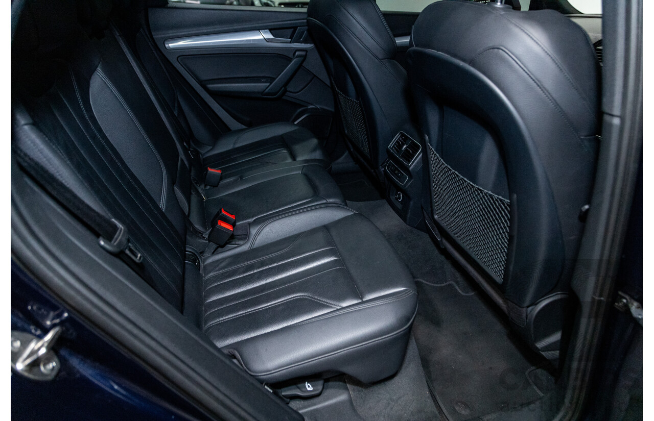 01/2018 Audi Q5 TDI Sport Quattro Ultra (AWD) MY18 4d Wagon Navarra Blue Metallic Turbo Diesel 2.0L