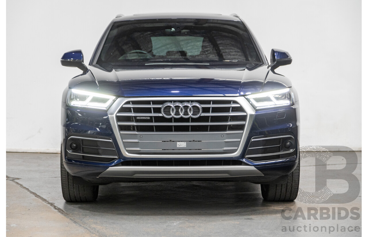 01/2018 Audi Q5 TDI Sport Quattro Ultra (AWD) MY18 4d Wagon Navarra Blue Metallic Turbo Diesel 2.0L