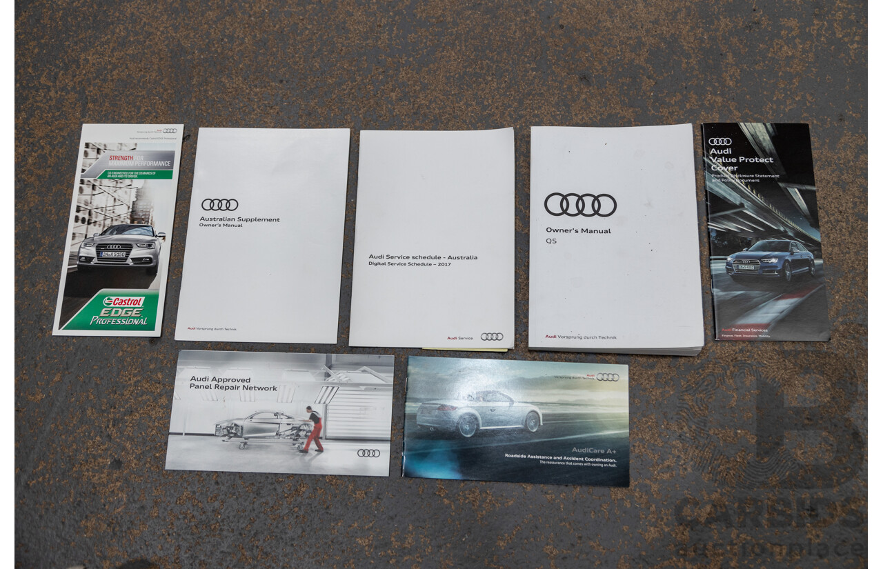 01/2018 Audi Q5 TDI Sport Quattro Ultra (AWD) MY18 4d Wagon Navarra Blue Metallic Turbo Diesel 2.0L