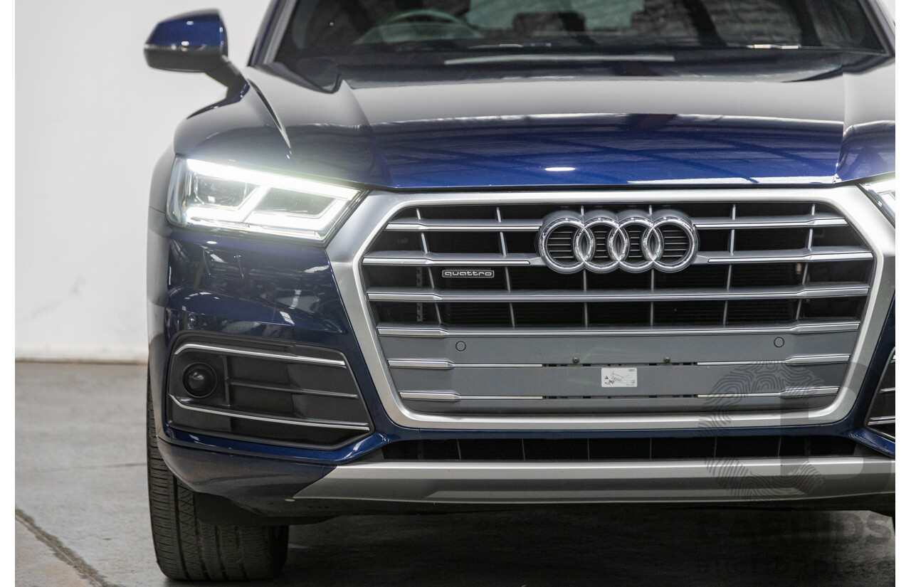 01/2018 Audi Q5 TDI Sport Quattro Ultra (AWD) MY18 4d Wagon Navarra Blue Metallic Turbo Diesel 2.0L