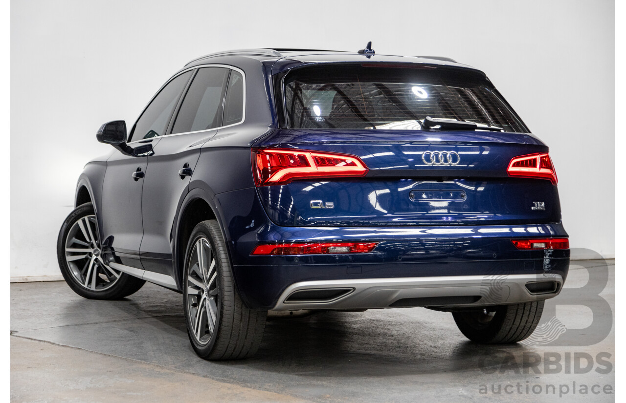 01/2018 Audi Q5 TDI Sport Quattro Ultra (AWD) MY18 4d Wagon Navarra Blue Metallic Turbo Diesel 2.0L