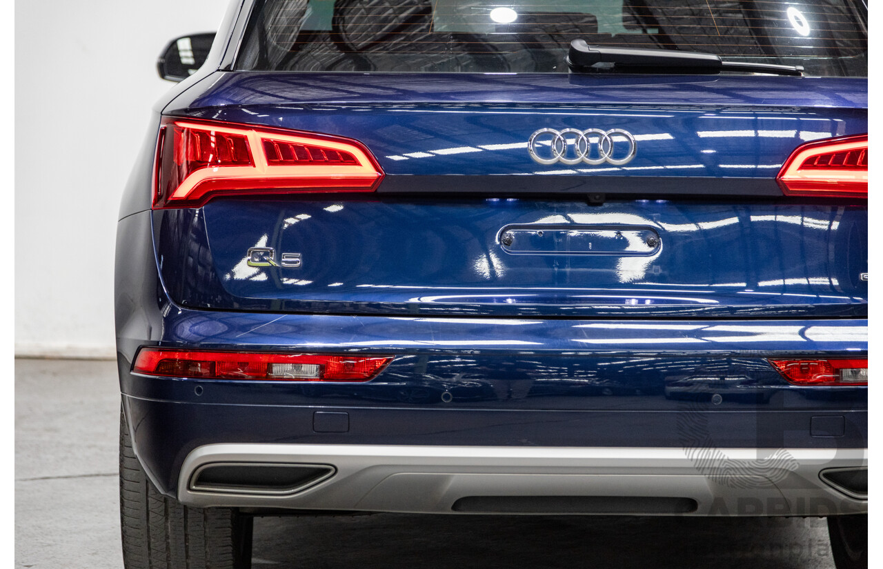 01/2018 Audi Q5 TDI Sport Quattro Ultra (AWD) MY18 4d Wagon Navarra Blue Metallic Turbo Diesel 2.0L