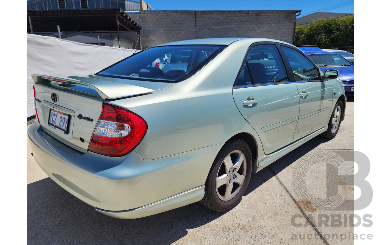 5/2003 Toyota Camry Sportivo MCV36R 4d Sedan Green 3.0L
