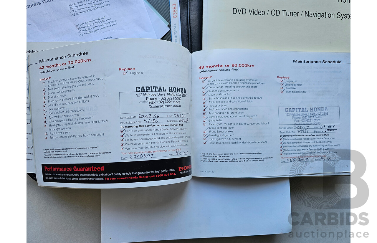 1/2012 Honda Odyssey Luxury RB MY12 4d Wagon Grey 2.4L