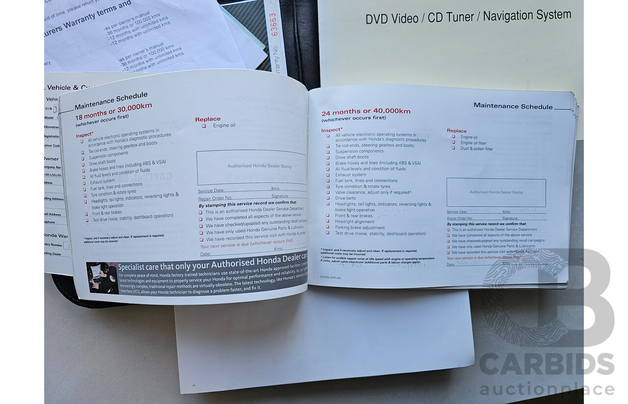 1/2012 Honda Odyssey Luxury RB MY12 4d Wagon Grey 2.4L