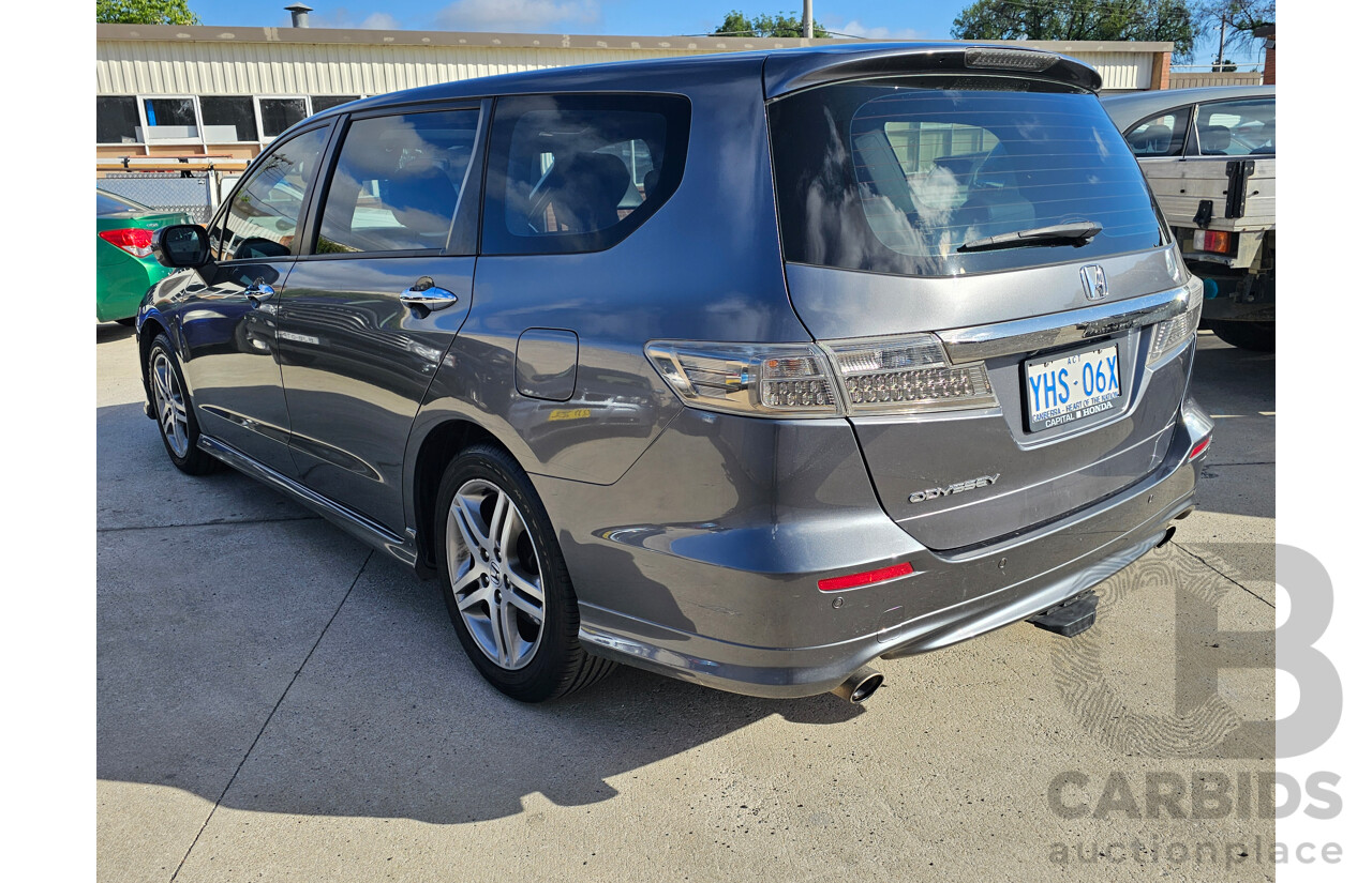 1/2012 Honda Odyssey Luxury RB MY12 4d Wagon Grey 2.4L