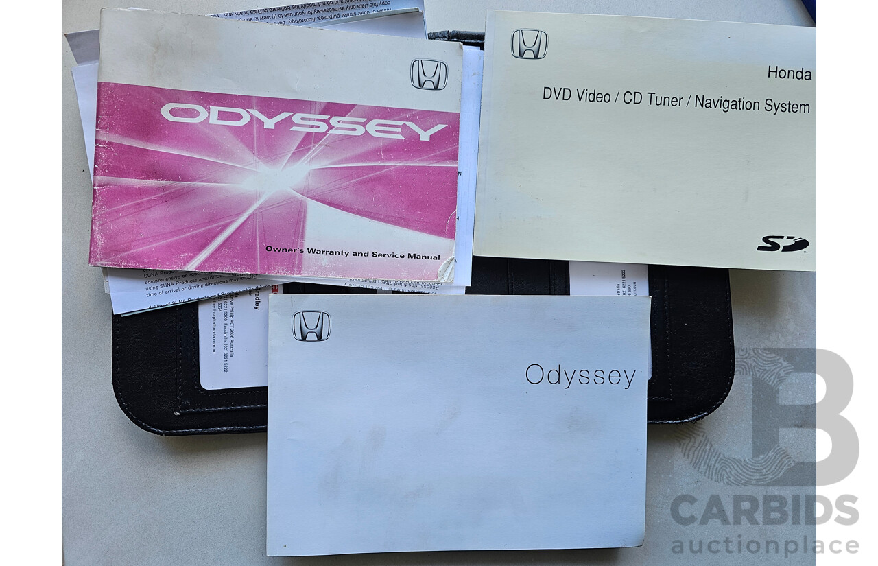 1/2012 Honda Odyssey Luxury RB MY12 4d Wagon Grey 2.4L