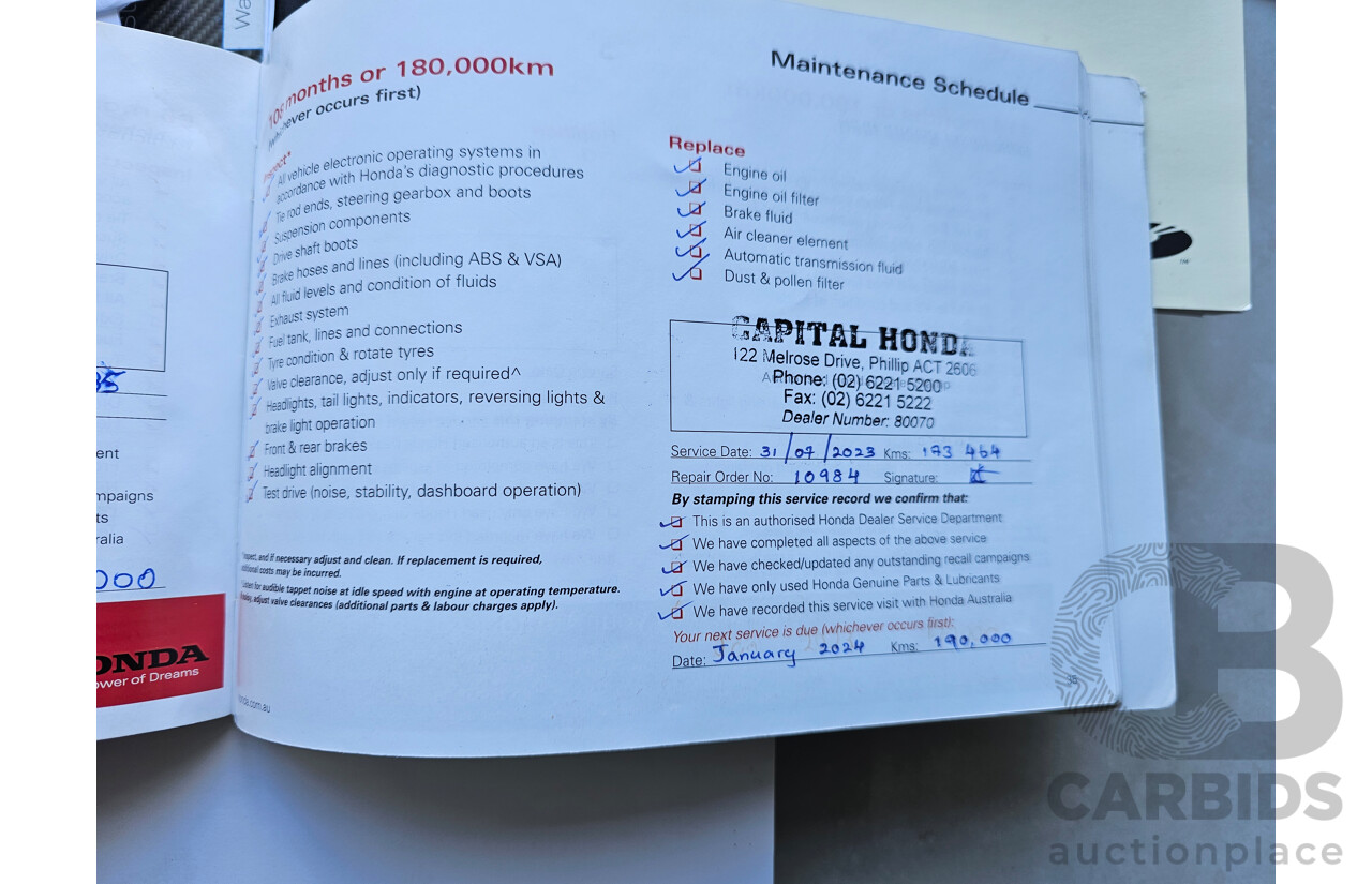 1/2012 Honda Odyssey Luxury RB MY12 4d Wagon Grey 2.4L