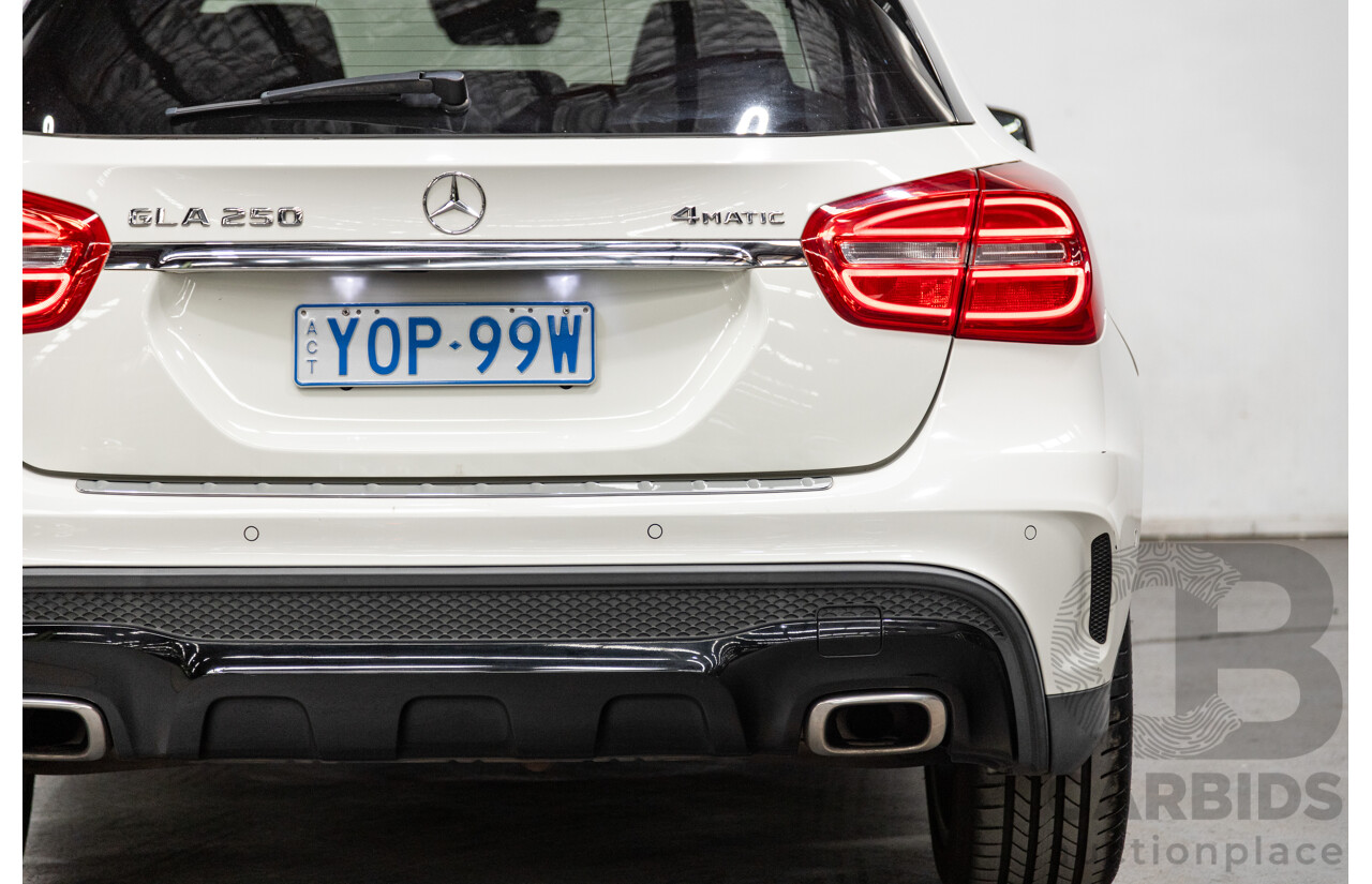 7/2015 Mercedes Benz GLA250 4matic (AWD) AMG Pack X156 MY15 4d Wagon Calcite White Turbo 2.0L