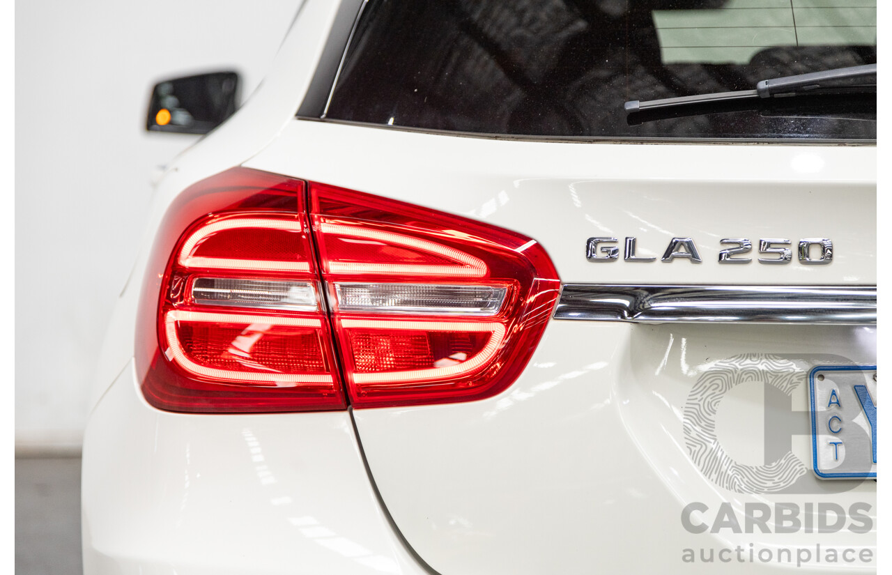 7/2015 Mercedes Benz GLA250 4matic (AWD) AMG Pack X156 MY15 4d Wagon Calcite White Turbo 2.0L