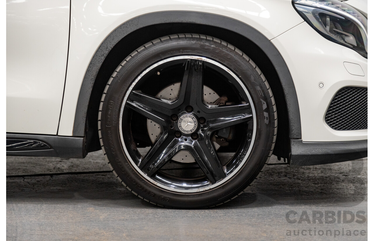 7/2015 Mercedes Benz GLA250 4matic (AWD) AMG Pack X156 MY15 4d Wagon Calcite White Turbo 2.0L