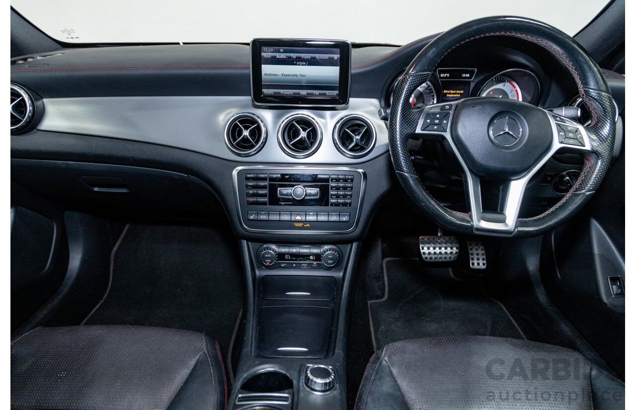 7/2015 Mercedes Benz GLA250 4matic (AWD) AMG Pack X156 MY15 4d Wagon Calcite White Turbo 2.0L