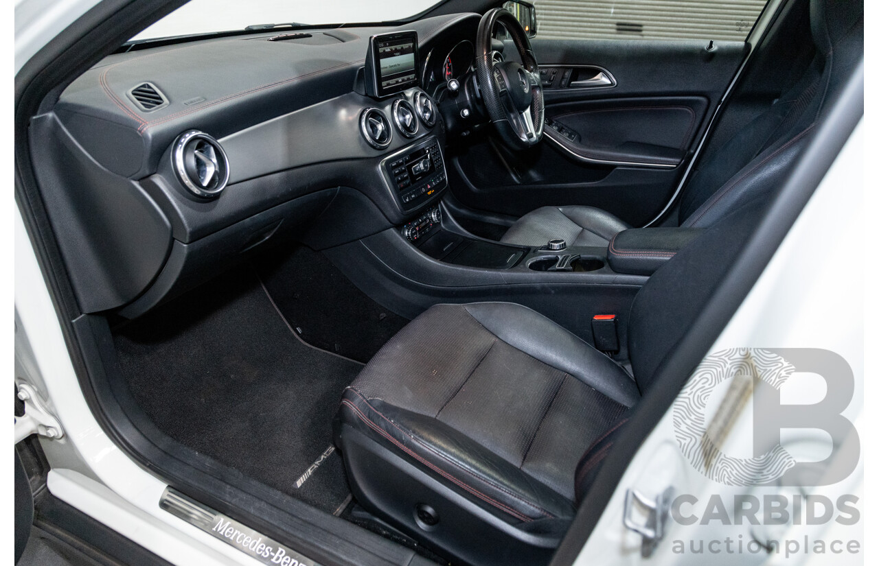 7/2015 Mercedes Benz GLA250 4matic (AWD) AMG Pack X156 MY15 4d Wagon Calcite White Turbo 2.0L