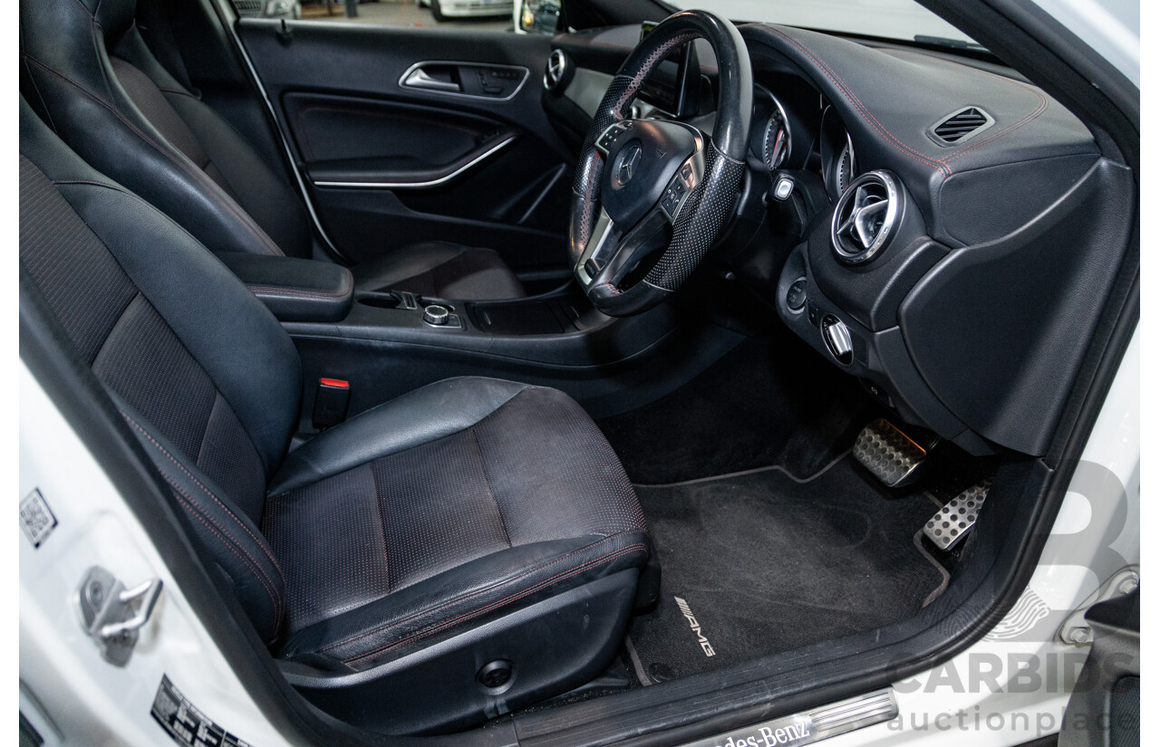 7/2015 Mercedes Benz GLA250 4matic (AWD) AMG Pack X156 MY15 4d Wagon Calcite White Turbo 2.0L