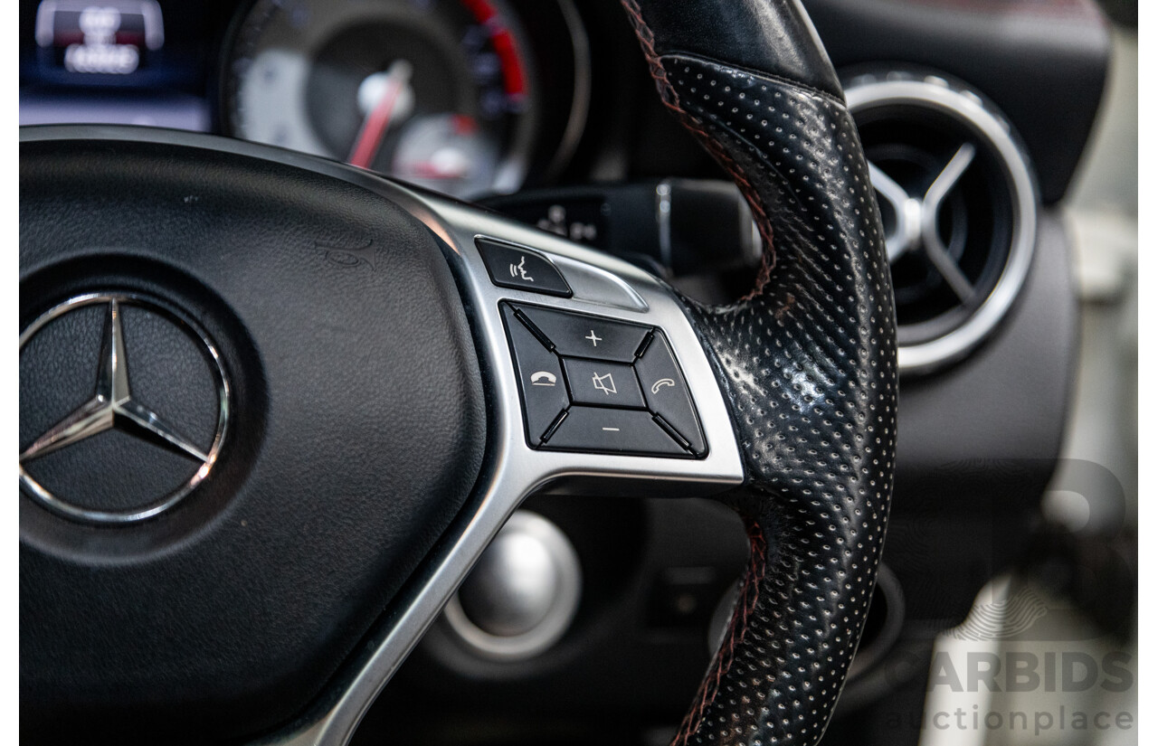 7/2015 Mercedes Benz GLA250 4matic (AWD) AMG Pack X156 MY15 4d Wagon Calcite White Turbo 2.0L