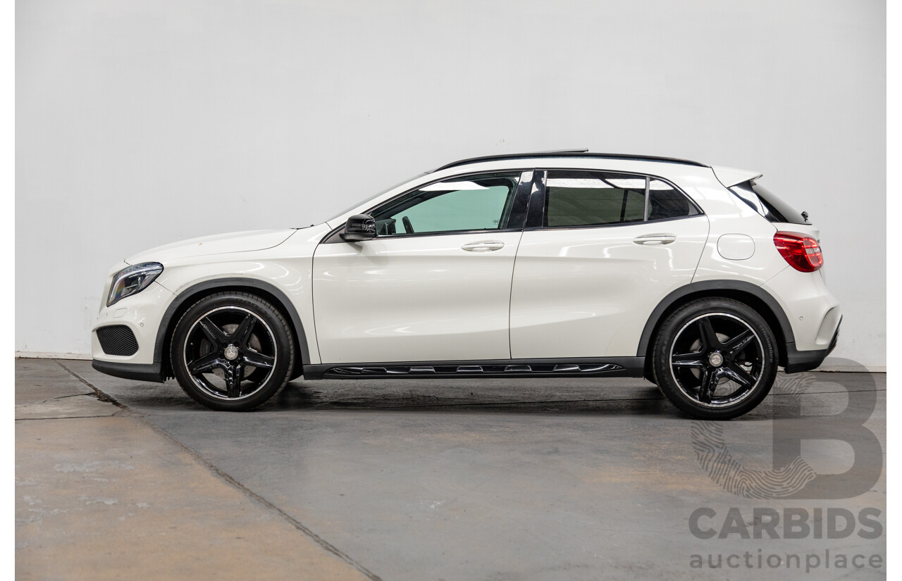 7/2015 Mercedes Benz GLA250 4matic (AWD) AMG Pack X156 MY15 4d Wagon Calcite White Turbo 2.0L