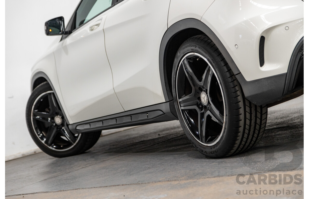 7/2015 Mercedes Benz GLA250 4matic (AWD) AMG Pack X156 MY15 4d Wagon Calcite White Turbo 2.0L