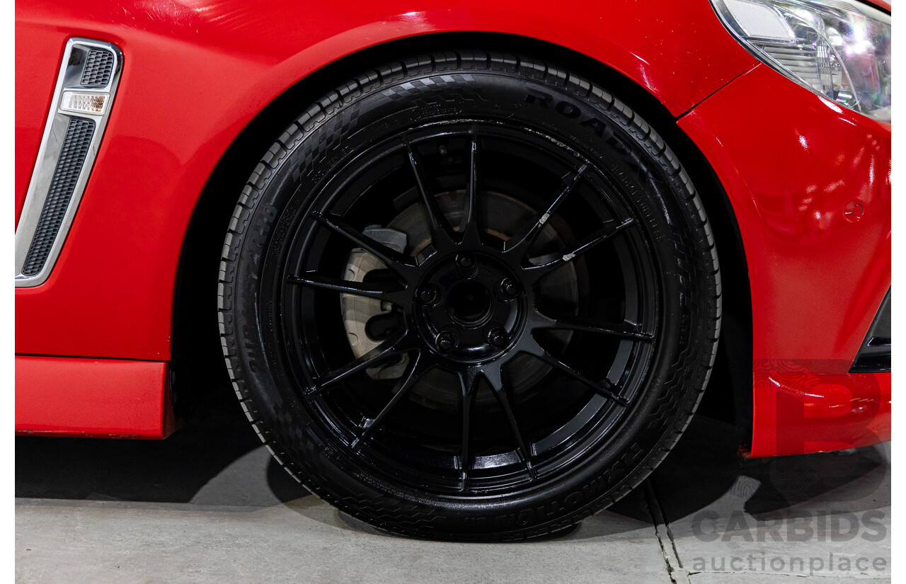 9/2014 Holden Commodore SV6 VF 4d Sedan Redhot Red V6 3.6L